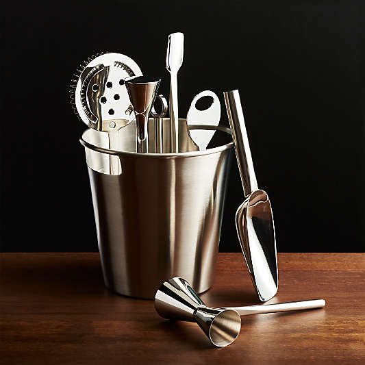 Bar Tool Set Silver