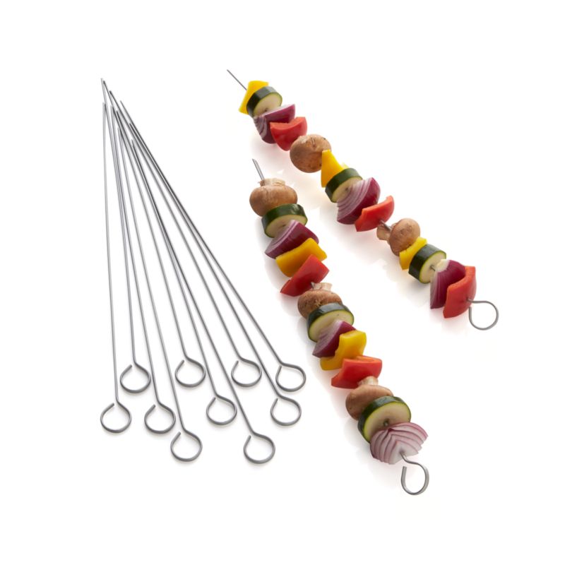 Set of 12 Non-Stick Barbecue Skewers - image 3 of 8