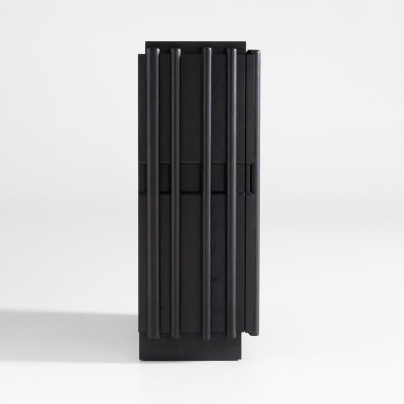 Bardi Ebonized Ash Wood Storage Entryway Cabinet - image 7 of 9