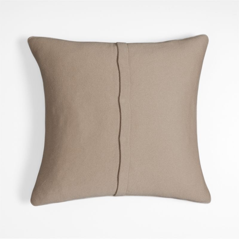 Bardot 20" Recycled Cashmere and Wool Ink Black Pillow with Feather Insert - image 2 of 4