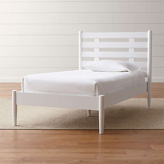 Barnes White Twin Bed