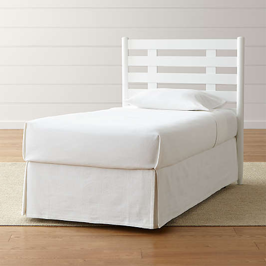 Barnes White Twin Headboard