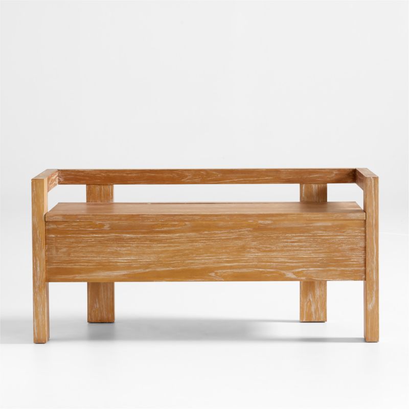 Baro Wood Entryway Storage Bench - image 0 of 7