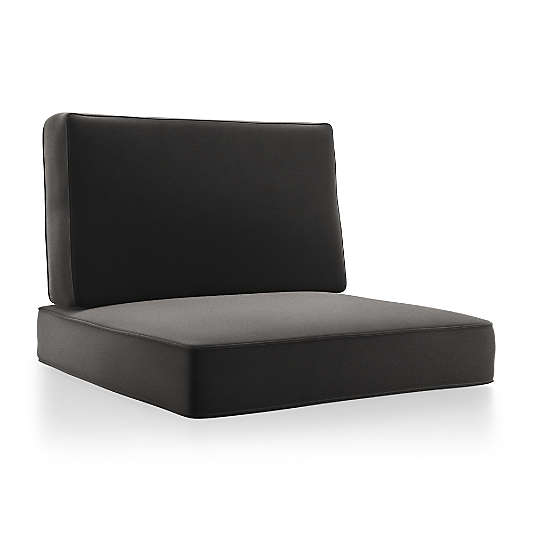 Barra Charcoal Sunbrella ® Lounge Chair Cushions