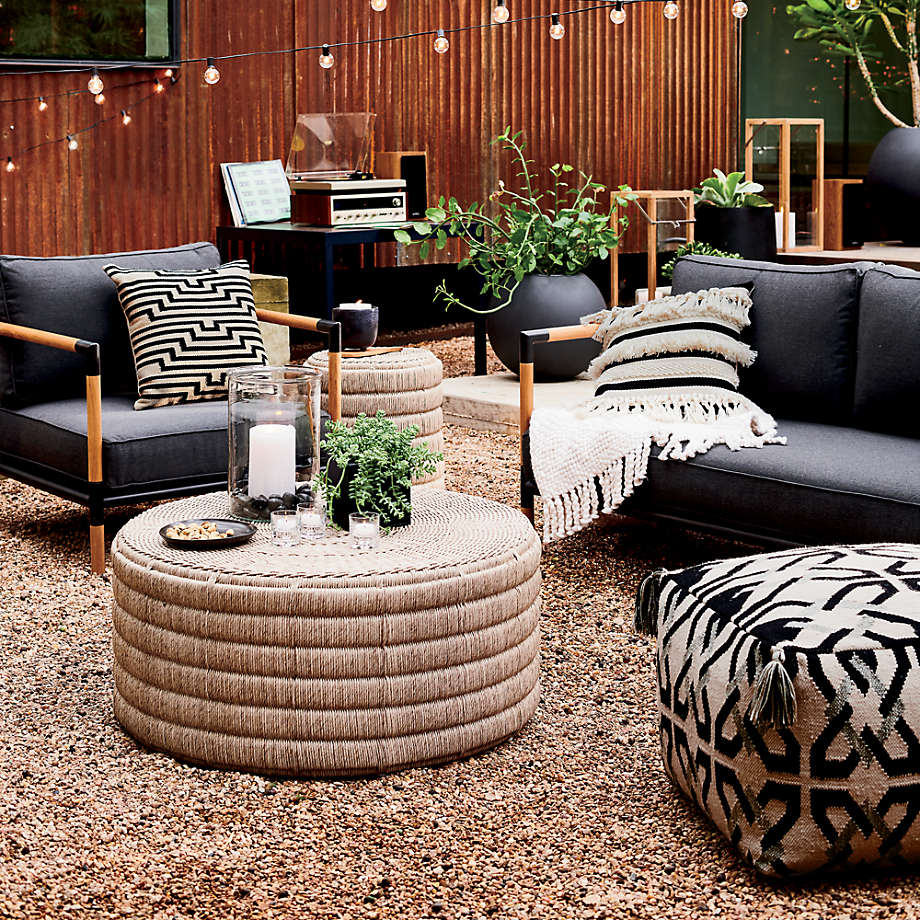 Mohave Indoor/Outdoor Pouf + Reviews