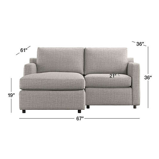 Barrett II 2-Piece Small Space Sectional Sofa