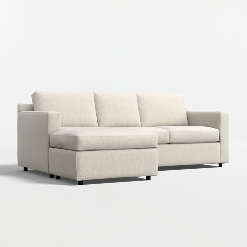 Barrett II 91" Reversible Storage Chaise Lounge Queen Sleeper Sectional Sofa - image 8 of 13
