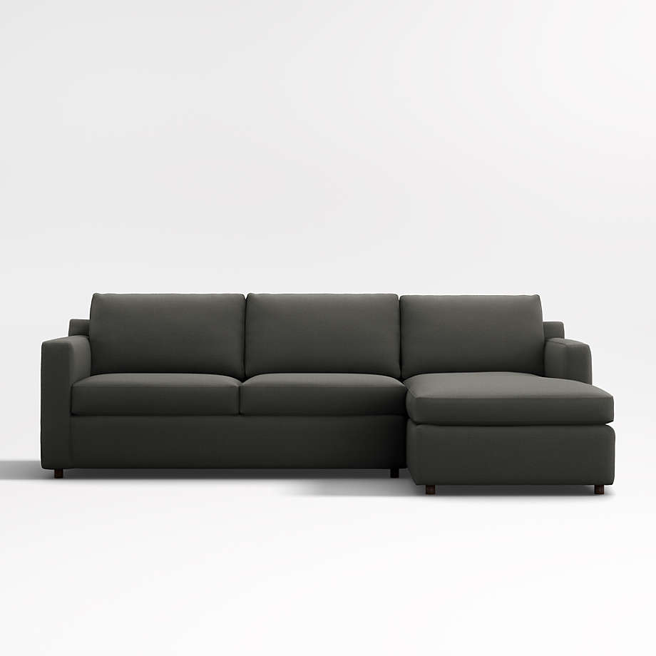 Barrett II 2Piece Right Arm Chaise Sectional Sofa + Reviews Crate