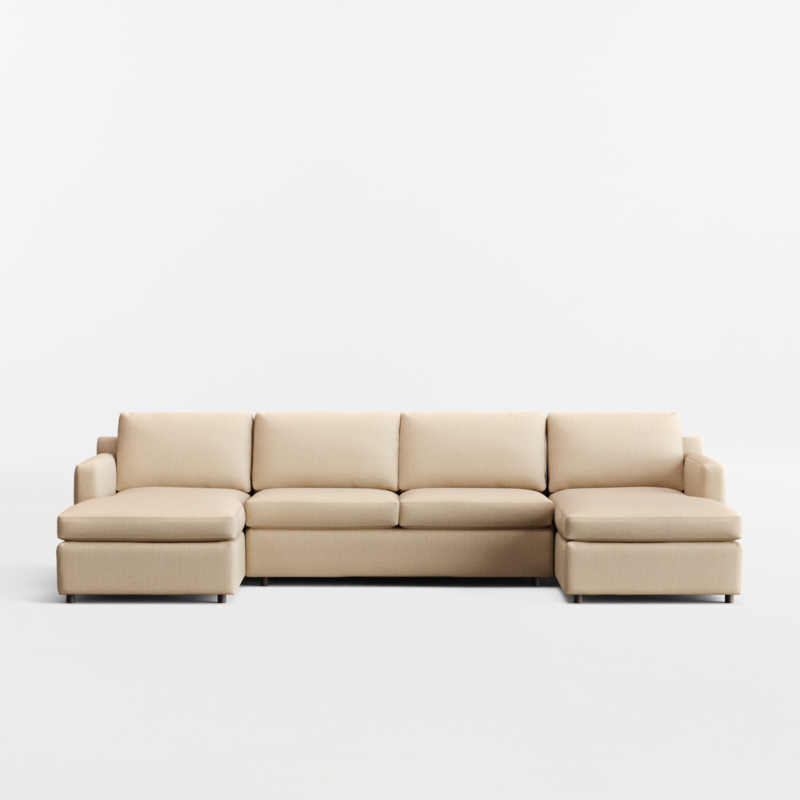Barrett II 3-Piece U-Shaped Sectional Sofa with Double Chaise Lounge - image 0 of 10