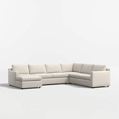Barrett II 4-Piece L-Shaped Sectional Sofa with Chaise Lounge