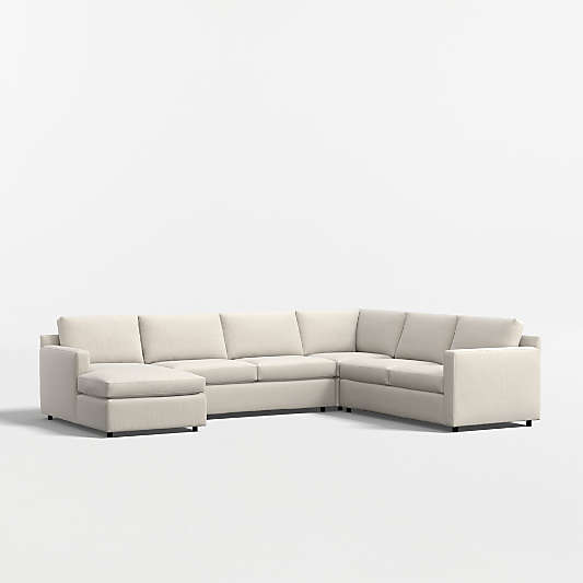Barrett II 4-Piece L-Shaped Sectional Sofa with Chaise Lounge