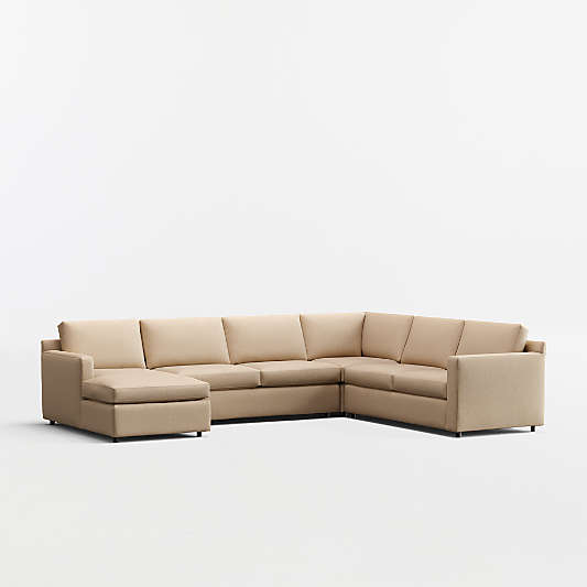 Barrett II 4-Piece L-Shaped Sectional Sofa with Chaise Lounge