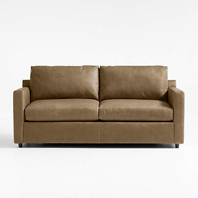 Barrett II 78.5" Leather Track Arm Sofa