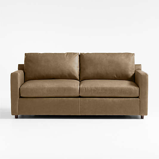 Barrett II 78.5" Leather Track Arm Sofa
