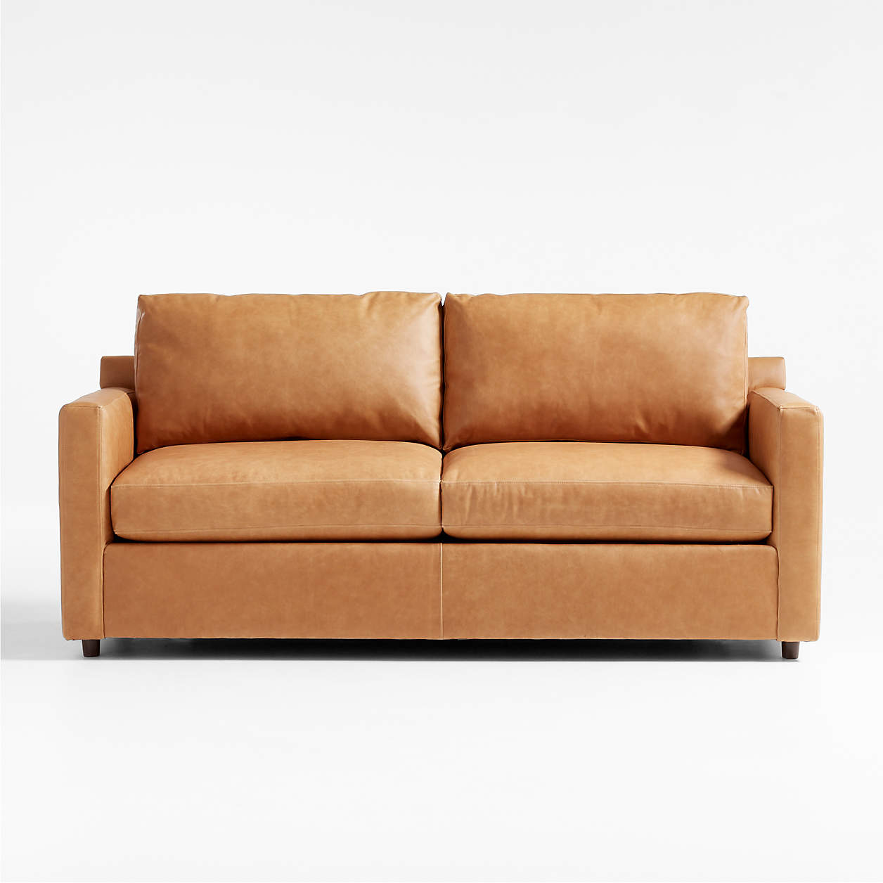 Barrett II Leather 2Seat Queen Sleeper Sofa Crate & Barrel