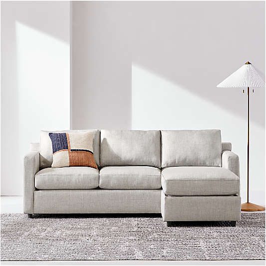 Barrett II 91" Reversible Storage Chaise Lounge Queen Sleeper Sectional Sofa