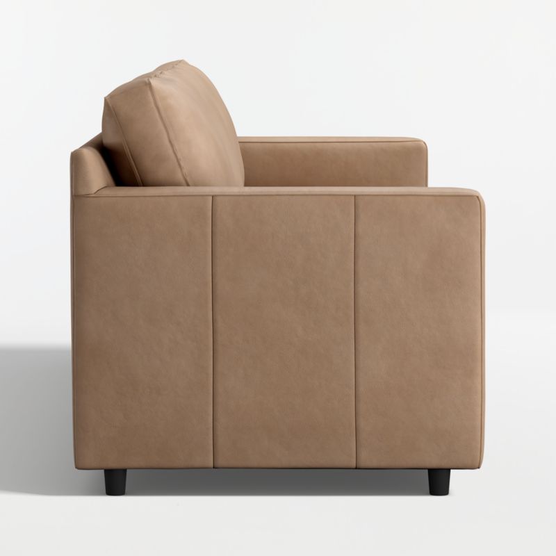 Barrett II 104" Leather Track Arm Grande Sofa - image 9 of 11