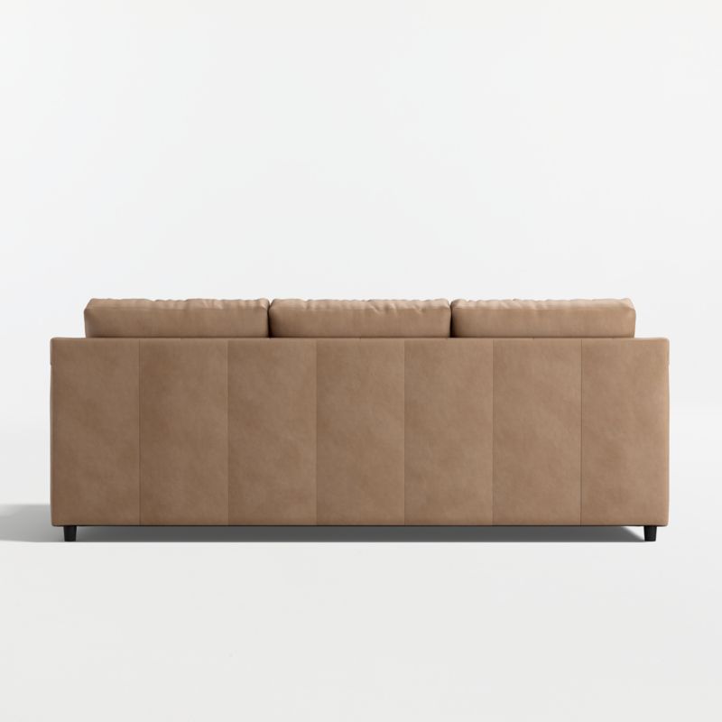 Barrett II 91" Leather Right-Arm Storage Chaise Lounge Queen Sleeper Sectional Sofa - image 8 of 12