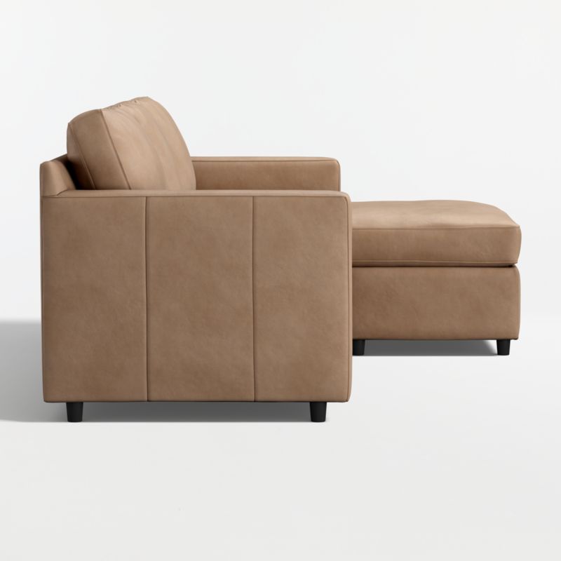 Barrett II 2-Piece Leather Sectional Sofa with Chaise Lounge - image 9 of 12