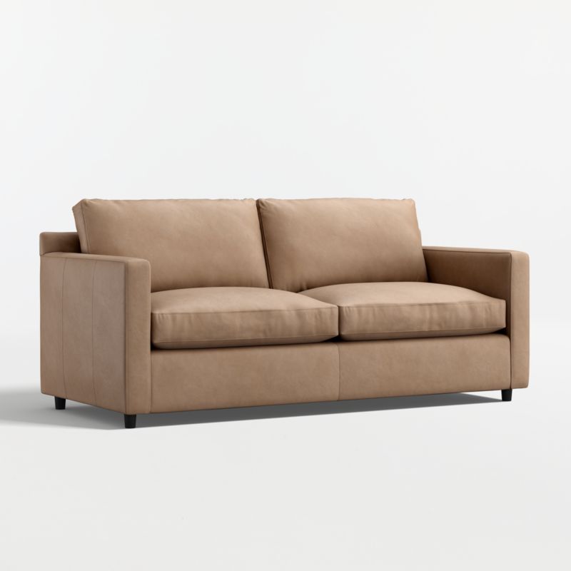 Barrett II 78.5" Leather Track Arm Sofa - image 8 of 11