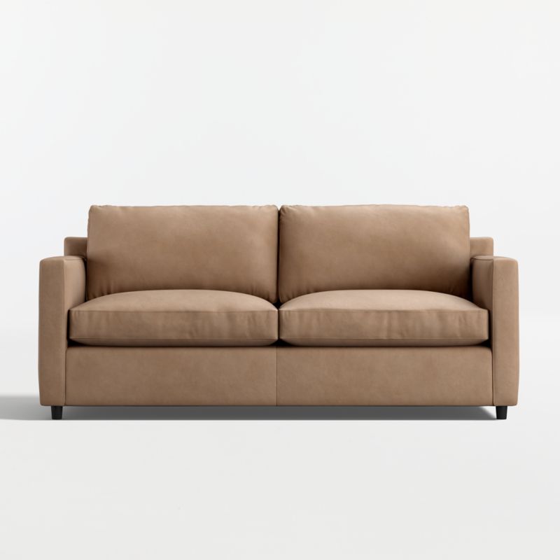Barrett II 78.5" Leather Track Arm Sofa - image 2 of 11