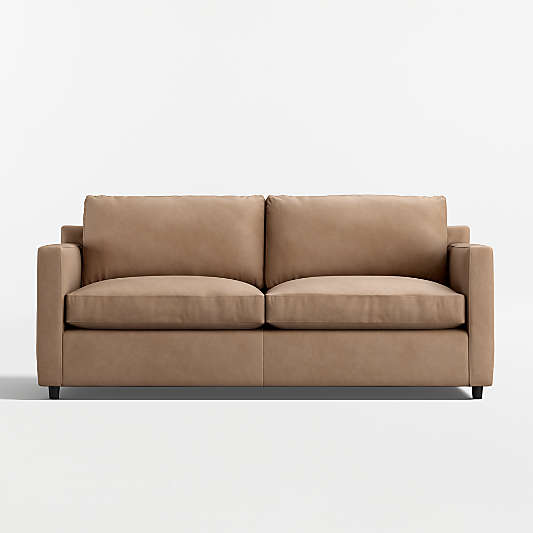 Barrett II 78.5" Leather Track Arm Sofa