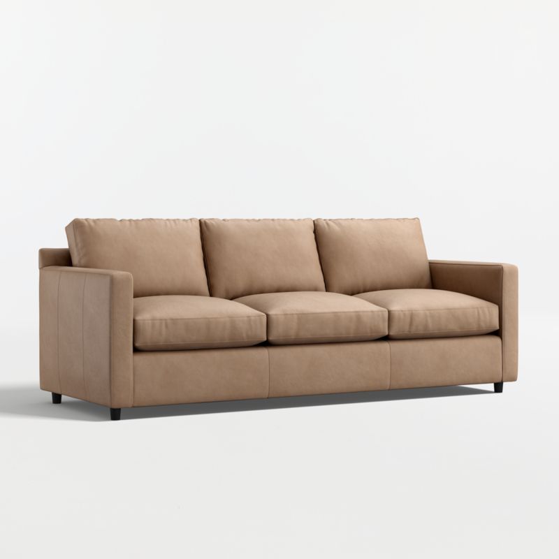 Barrett II 91" Leather Queen Sleeper Sofa - image 9 of 13