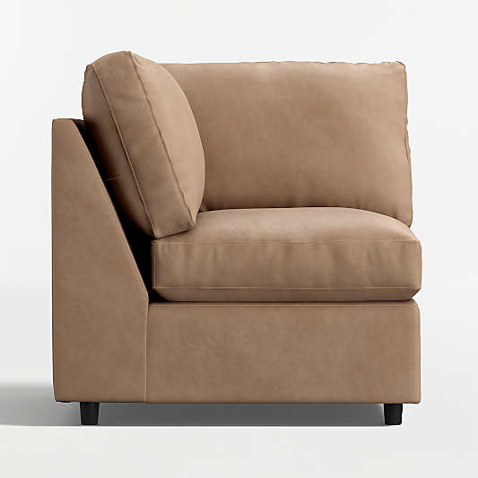 Barrett II Leather Corner Chair Sectional Piece