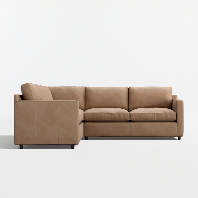 Barrett II 3-Piece Leather L-Shaped Sectional Sofa - image 8 of 9