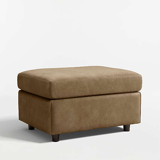 Barrett II 28" Leather Ottoman