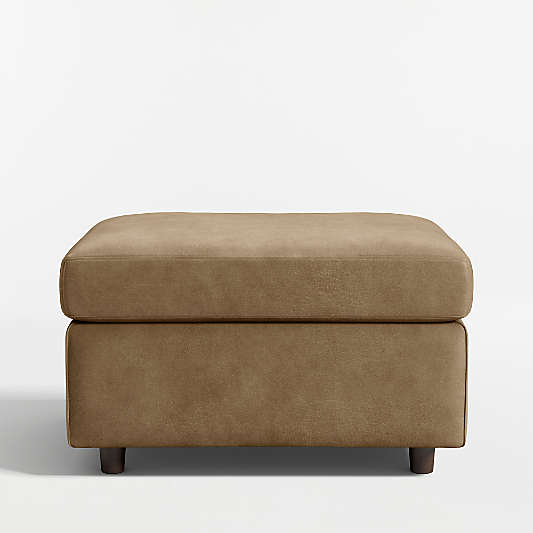 Barrett II 28" Leather Ottoman