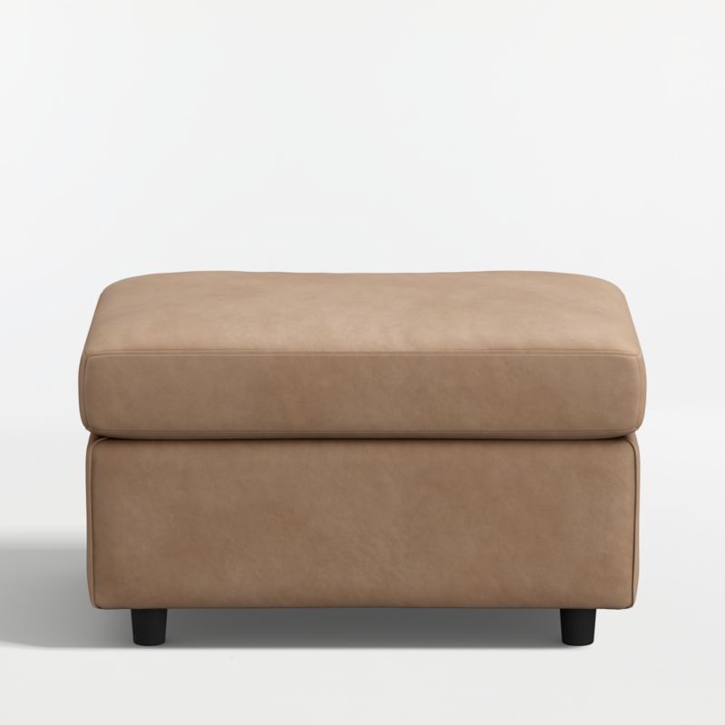 Barrett II 28" Leather Ottoman - image 3 of 6