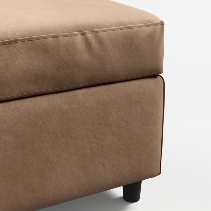 Barrett II 28" Leather Ottoman - image 5 of 6