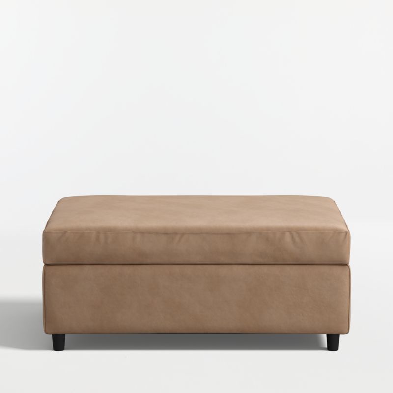 Barrett II 44.5" Leather Storage Ottoman - image 5 of 6