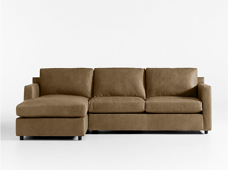 Barrett Leather Sectional Sofas
