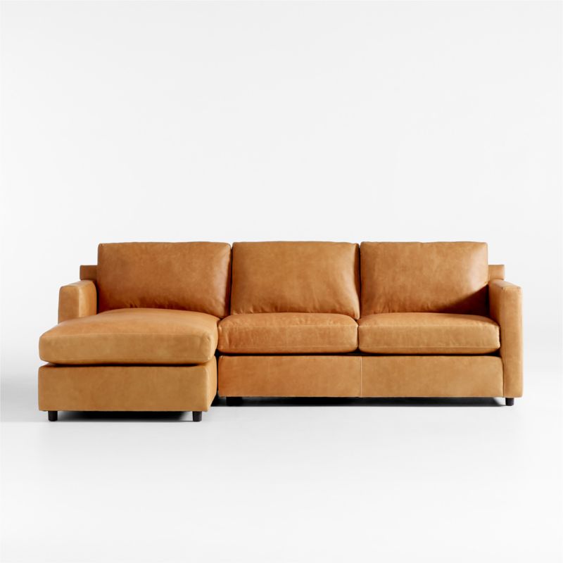 Barrett II Leather 2-Piece Chaise Sectional Sofa - image 0 of 6