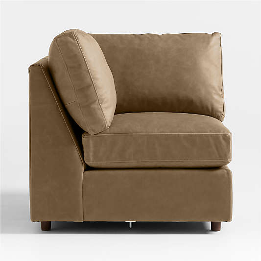 Barrett II Leather Corner Chair Sectional Piece