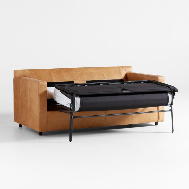 Barrett II Leather Full Sleeper Sofa - image 4 of 7