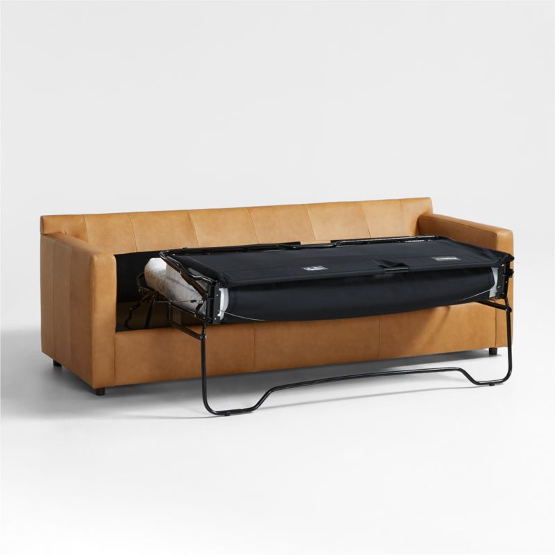 Barrett II 90" Leather Queen Sleeper Sofa - image 2 of 8