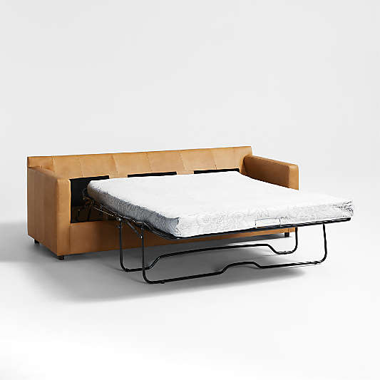 Barrett II 91" Leather Queen Sleeper Sofa