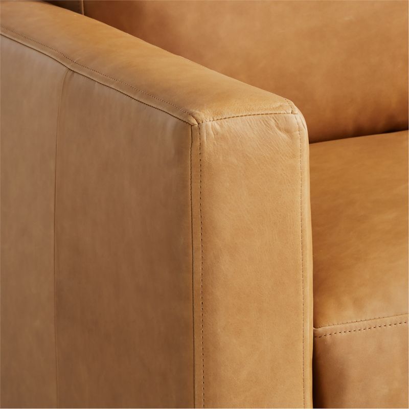 Barrett II 90" Leather Queen Sleeper Sofa - image 4 of 8