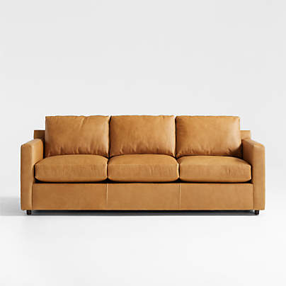 Barrett II 90" Leather Queen Sleeper Sofa