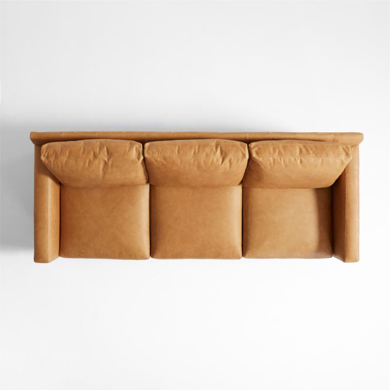 Barrett II 90" Leather Queen Sleeper Sofa - image 6 of 8