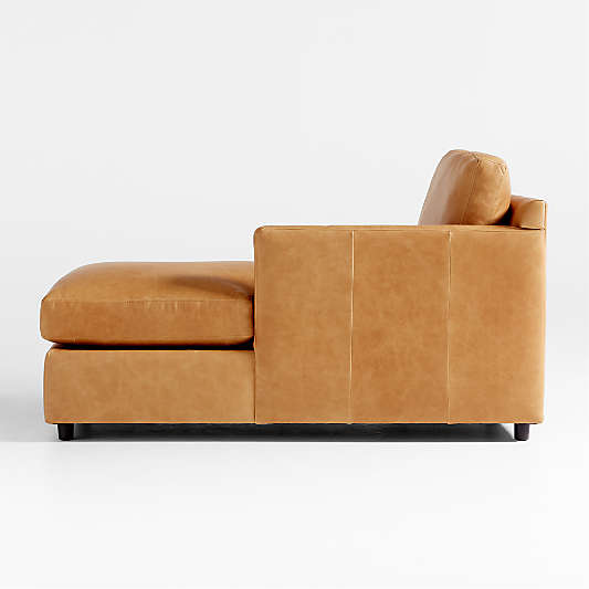 Barrett II Leather Right-Arm Chaise