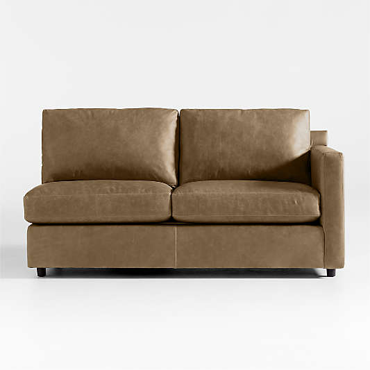 Barrett II Leather Right-Arm Sofa Sectional Piece