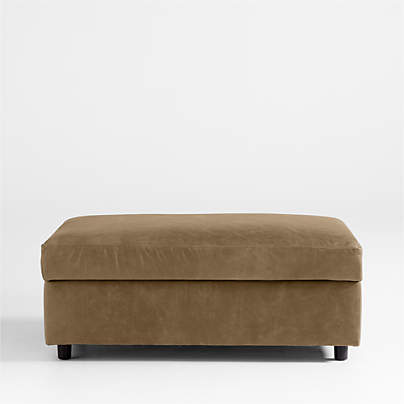 Barrett II 44.5" Leather Storage Ottoman