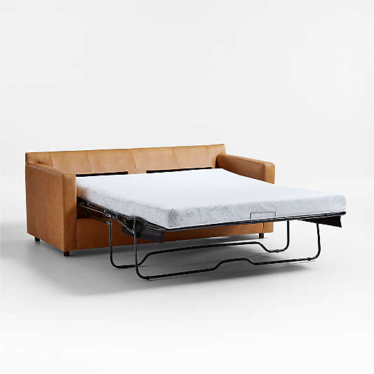 Barrett II 78.25" Leather Queen Sleeper Sofa