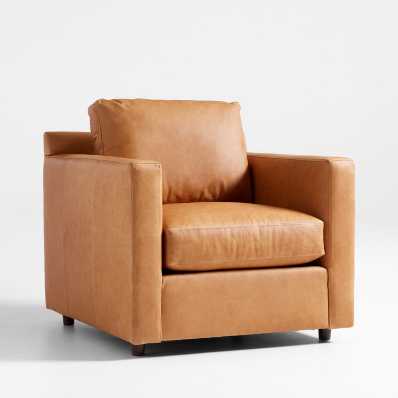 Barrett II Leather Track Arm Chair - image 1 of 6