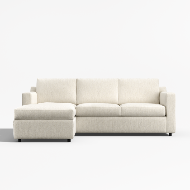 Barrett II 91" Reversible Storage Chaise Lounge Sectional Sofa - image 0 of 14