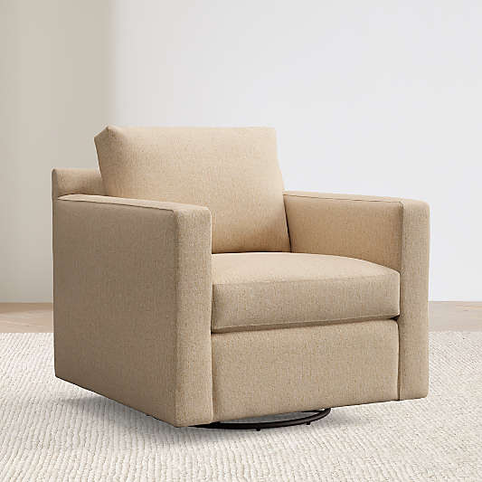 Barrett II 35.5" Track Arm Swivel Chair
